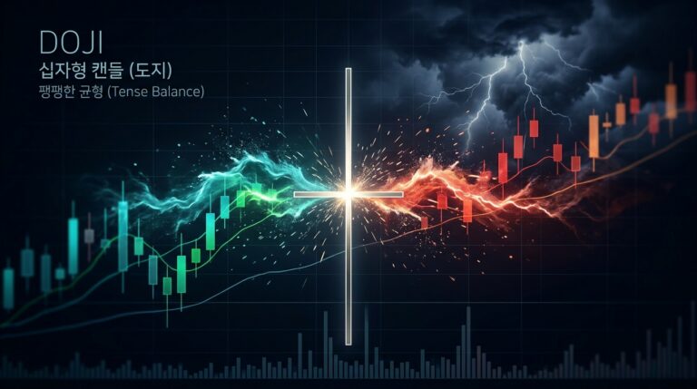 십자형 캔들 (도지, Doji)