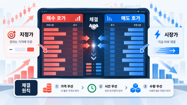주식 매매체결 원칙과 주문 방법 종류 총정리 (지정가·시장가·IOC·FOK) 2 주식시장 매매체결 원칙과 지정가, 시장가 등 다양한 매매주문